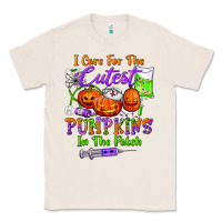 Natural i care for the cutest pumpkins in the patch Classic Tee - BundleAndBundleShop