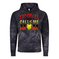 Cloud Black my favorite softball player calls me mom Vintage Hoodie - Zillion Design Studio