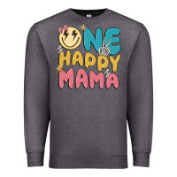 Charcoal Heather one happy mama Premium Sweatshirt - MaliasSmallBusiness