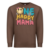 Chestnut one happy mama Premium Sweatshirt - MaliasSmallBusiness