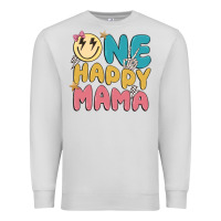Dove Grey one happy mama Premium Sweatshirt - MaliasSmallBusiness