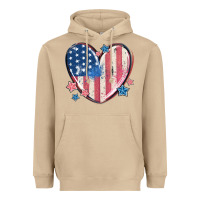 Mushroom usa heart Heavyweight Hoodie - MaliasSmallBusiness