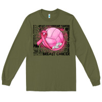 Army Green breast cancer volleyball Long Sleeve Tee - JahusDesignShop