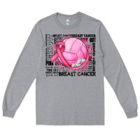 Heather Grey breast cancer volleyball Long Sleeve Tee - JahusDesignShop