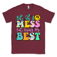 Burgundy bit of a mess but doing my best Classic Tee - JahusDesignShop