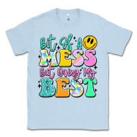 Dusty Blue bit of a mess but doing my best Classic Tee - JahusDesignShop