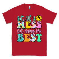 Red bit of a mess but doing my best Classic Tee - JahusDesignShop