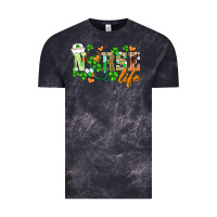 Cloud Black st.patricks nurse life Vintage Tee - BarkalooDesign