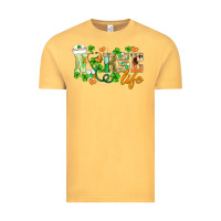 Vintage Mustard st.patricks nurse life Vintage Tee - BarkalooDesign