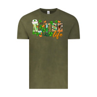 Vintage Olive st.patricks nurse life Vintage Tee - BarkalooDesign