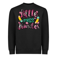 Black little miss kindergarten Heavyweight Sweatshirt - Zillion Design Studio