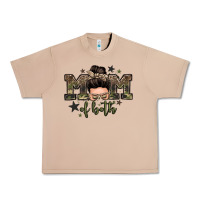 Burro mom of both boys messy bun Urban Heavy Tee - Zillion Design Studio