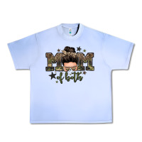 Grape Ice mom of both boys messy bun Urban Heavy Tee - Zillion Design Studio