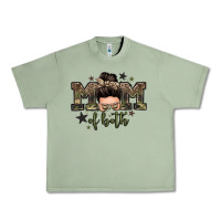 Oil Green mom of both boys messy bun Urban Heavy Tee - Zillion Design Studio