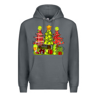 Rock Christmas With Tennis Trees Premium Hoodie - BundleAndBundleShop
