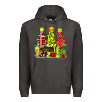 Smoke Christmas With Tennis Trees Premium Hoodie - BundleAndBundleShop