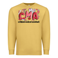 Antique Gold valentines day cma Premium Sweatshirt - MaliasSmallBusiness