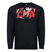Black valentines day cma Premium Sweatshirt - MaliasSmallBusiness