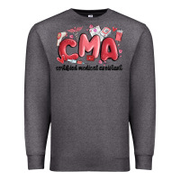 Charcoal Heather valentines day cma Premium Sweatshirt - MaliasSmallBusiness