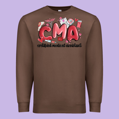 Valentines Day Cma Premium Sweatshirt Designed By Maliassmallbusiness