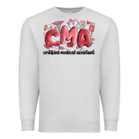 Dove Grey valentines day cma Premium Sweatshirt - MaliasSmallBusiness