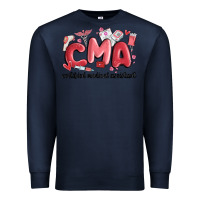 Navy valentines day cma Premium Sweatshirt - MaliasSmallBusiness