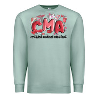 Seafoam valentines day cma Premium Sweatshirt - MaliasSmallBusiness