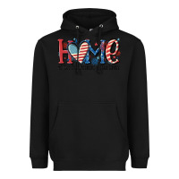 Black home of the free because of the brave Heavyweight Hoodie - MaliasSmallBusiness