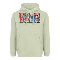 Matcha home of the free because of the brave Heavyweight Hoodie - MaliasSmallBusiness