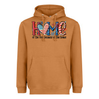 Meerkat home of the free because of the brave Heavyweight Hoodie - MaliasSmallBusiness