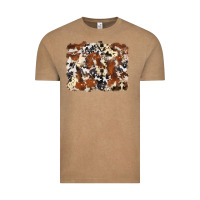Vintage Coffee cowhide background Vintage Tee - Zillion Design Studio