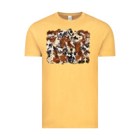 Vintage Mustard cowhide background Vintage Tee - Zillion Design Studio