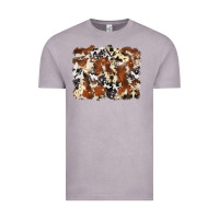 Vintage Zinc cowhide background Vintage Tee - Zillion Design Studio