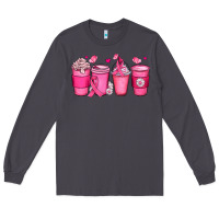 Smoke breast cancer coffee cups Long Sleeve Tee - JahusDesignShop