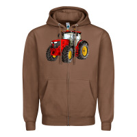Chestnut western farm tractor red Zipper Hoodie - Artiststas