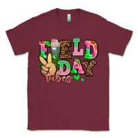 Burgundy field day vibes Classic Tee - AdoDesignShop