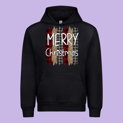 Merry Christmas Leopard Urban Hoodie Designed By Bettercallsaul