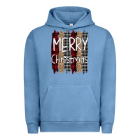 Pigment Pebble Blue Merry Christmas Leopard Urban Hoodie - Bettercallsaul