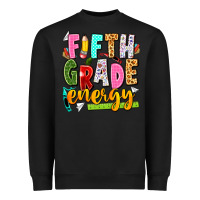Black fifth grade energy Heavyweight Sweatshirt - texasbilliewilder