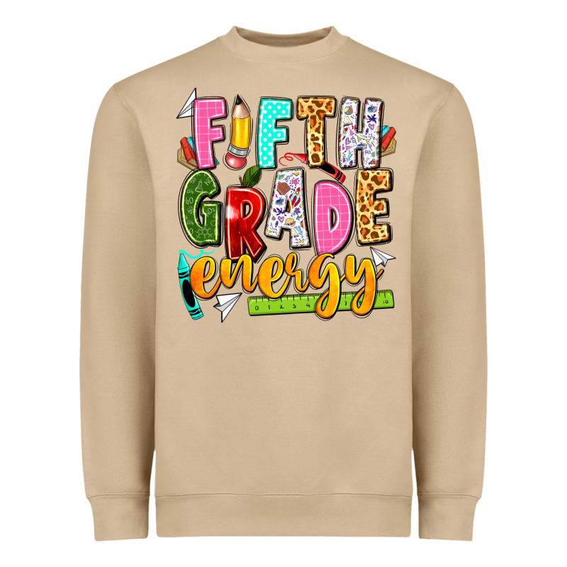 Fifth Grade Energy Heavyweight Sweatshirt by texasbilliewilder | Teevron