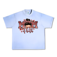 Grape Ice mom of both messy bun Urban Heavy Tee - Zillion Design Studio