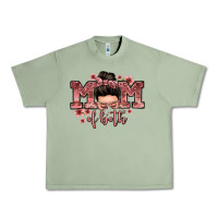 Oil Green mom of both messy bun Urban Heavy Tee - Zillion Design Studio