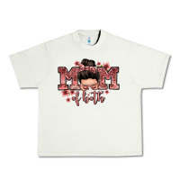 Pistachio mom of both messy bun Urban Heavy Tee - Zillion Design Studio
