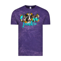 Cloud Purple cow junkie Vintage Tee - Zillion Design Studio