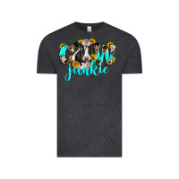 Vintage Black cow junkie Vintage Tee - Zillion Design Studio