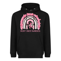 Black breast cancer  awareness rainbow Heavyweight Hoodie - MaliasSmallBusiness