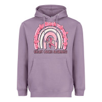 Lavender breast cancer  awareness rainbow Heavyweight Hoodie - MaliasSmallBusiness