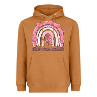 Meerkat breast cancer  awareness rainbow Heavyweight Hoodie - MaliasSmallBusiness