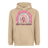 Mushroom breast cancer  awareness rainbow Heavyweight Hoodie - MaliasSmallBusiness