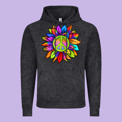 Vintage Hoodie pride sunflower